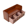 Vintage Wooden Trinket Box Chest of 9 Drawers Desk Organizer Storage Cabinet