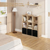 9 Cube Storage Unit Bookcase Wooden Storage Cabinets Book Shelf Display Unit