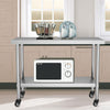 Stainless Steel Commercial Catering Table Work Bench Food Prep Kitchen Shelf UK