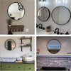 Large Round Wall Mirror Bathroom Bedroom Makeup Dressing Mirror 40/50/60cm