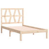 Bed Frame Solid Wood Pine 90x190 cm Single