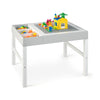 3 in 1 Kids Activity Table Wooden Children Building Block Table with Storage