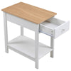 Modern Sofa Side Tea Table Bedside Table Nightstand Wooden Storage Drawer Unit