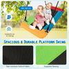 300 kg Indoor Outdoor Swing Set Garden Heavy Duty Carbon Steel Swing Frame