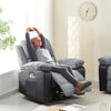 Electric Recliner Armchair 8 Point Electric Heated Massage Sofa Arm Chair Home