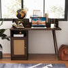 Computer Desk Writing Study Desk Workstation Table w/ Storage Cabinet & Hutch