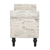 Bedding Blanket Storage Ottoman Couch Bench Bedroom Side Stool Window Sitting