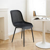 4pcs Dining Chairs Contemporary Lounge Dining Home Office Plastic Reception Seat