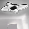 Modern Oval Planet Chandelier Light LED Ceiling Lights Dining Living Room Decor