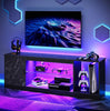TV Stand For Gaming with Cabinet for PS5 Modern TV Cabinet Living Room Bedroom