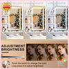 Small Dressing Table with LED Lighted Mirror Vanity Make up Desk Girls Dresser