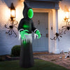 8 Ft Halloween Inflatables Giant Blow up Ghost w/Infinity Mirror Light