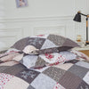 Boho Patchwork Bedspread Quilte Set Throw Rugs Bedding Double Size Pillowcases