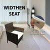 Rattan Garden Furniture Set 4 Piece Patio Table Chairs Sofa Outdoor Conservatory
