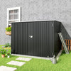 Large Outdoor Garden Bicycle Shed Bike Tool Storage Garage 2 Door & 4 Bike Lanes
