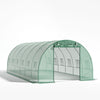 Walk-in Galvanised Frame Polytunnel Greenhouse Pollytunnel Plants Warm House