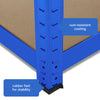 1.8m Warehouse 5 Tier Racking Shelf Heavy Duty Steel Garage MDF Shelving Unit