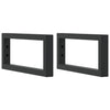 Basin Shelf Wall Mounted Steel and Solid Wood Beech
