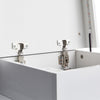 Modern White High Gloss Table Side Table Coffee Table Display with LED Light UK