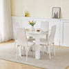 Modern 110/75cm Wooden Dining Table for Dining Room Kitchen for 2-6 People