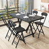 Small Breakfast Room Folding Space Saving Dining Table Chairs Camping Patio Cafe