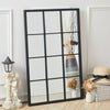 Rectangle Wall Mirror Outdoor Garden Patio Villa Window Style Mirror Home Décor