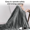 Electric Heated Blanket Throw 9 Heat Settings 180x130cm Overheat Protection