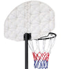 Basketball Hoop System Portable 1.9-2.5M Height-Adjustable Basketball Goal Black