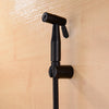 Bidet Toilet Spray Douche Shattaf Shower Head Muslim Hygiene Set,Matte Black