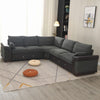 Panana Sofa Suite Set 3 2 or Corner Chaise in Dark Grey Or Light Grey