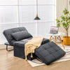 4-in-1 Convertible Sofa Bed Folding Ottoman Sleeper Space Saving Couch Lounger