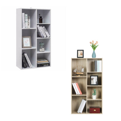 7 Cube Bookcase Shelving Display Storage Unit Cabinet Bookshelf Freestanding MDF