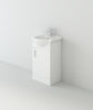 Bathroom Cabinet Vanity Unit Sink Basin Storage Furniture White Gloss 450mm