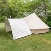 Curved Bell Tent Awning – 350gsm 100% Cotton Canvas – White