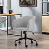 Modern Home Office Velvet Pink Desk Chair Soft Seat 360° Swivel Computer Chair