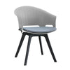 Set of 4 Swivel Dining Chairs with Cushion Accent Chairs Home Restaurant