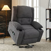 Electric Recliner Chair Cinema Sofa Armchair with Massage & Heat Function Grey