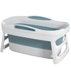 Folding Bathtub Portable Bath Tub Adult Spa Sauna Soaking Barrel 113/138/153cm