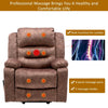 Electric Lift Recliner Chair Heat Vibration Upholstered Massage Overstuffed