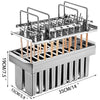 VEVOR Stainless SteelIce Cream Molds 304 Stainless Steel Popsicle Molds, 20 PCs