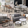 Farmhouse Style Nesting Coffee Table Living Room Sofa Side End Nested Table 2/3x