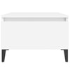 Side Tables 2 pcs White 50x46x35 cm Engineered WoodNew