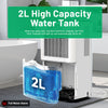 12L/Day Portable Quiet Dehumidifier for Home, Electric Air De-Humidifier UK