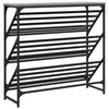 Shoe Rack Grey Sonoma 90x30x85 cm Engineered Wood