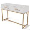 CONSOLE SIDE DISPLAY TABLE WITH 2 DRAWERS HALLWAY ENTRYWAY LIVING ROOM FURNITURE