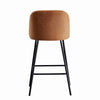 2X Breakfast Bar Stools Thickened Pad Linen Dining Chairs for Counter Kitchen