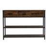 Console Rustic Table Narrow Entryway Table Vintage Console Table with Drawer