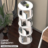 4-Layer 360° Rotating Bookshelf Bookcase Display Floor Standing Storage Rack New