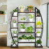 XXL Retro Plant Stand Indoor with Grow Lights Lighted Corner Multiple Plant Rack