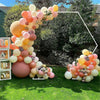 2/2.2M Metal Wedding Arch Hexagonal Backdrop Stand Flower Balloon Rack